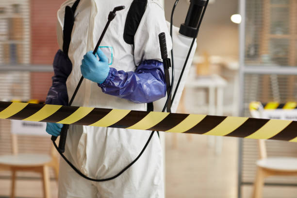 Professional Blood Cleanup technician working in Plainwell, MI